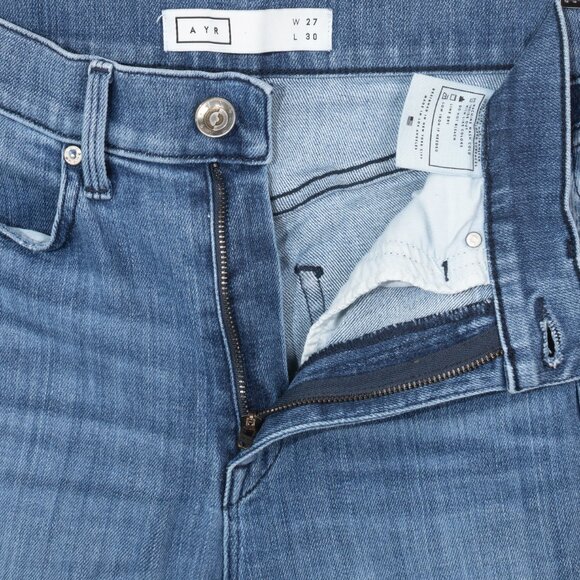 AYR The Riser Skinny Jeans - W27 L30 - Medium Wash Denim - Picture 5 of 8